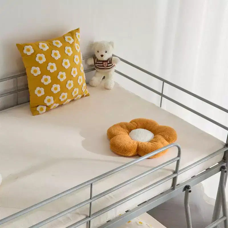 Lit superposé en métal blanc, taille double, pour enfants, adolescents et adultes, lit superposé en métal robuste avec échelle