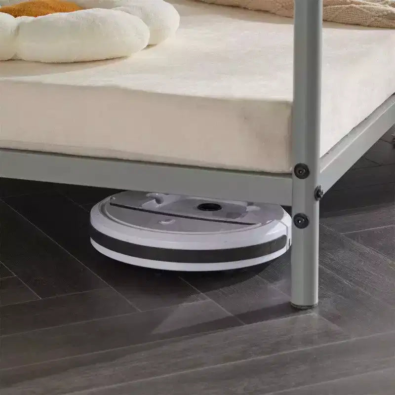 Lit superposé en métal blanc, taille double, pour enfants, adolescents et adultes, lit superposé en métal robuste avec échelle