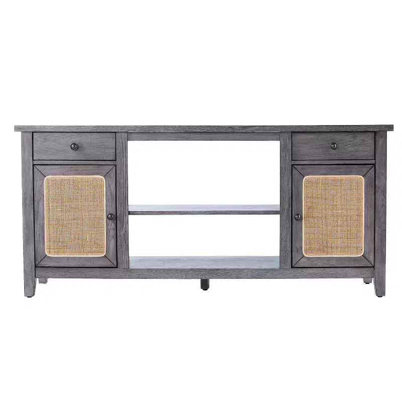 Edderton Media Console with Storage - Grey - SEI