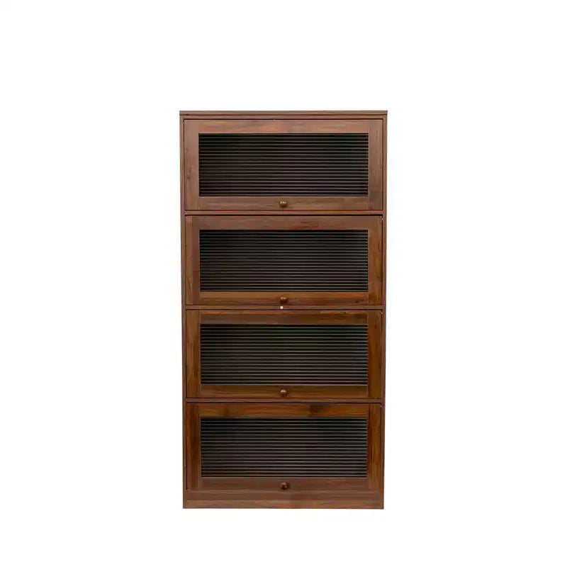 Buffet de cuisine  avec 6 portes, armoire de rangement multifonctionnelle avec 1 étagère ouverte et 1 tiroir
