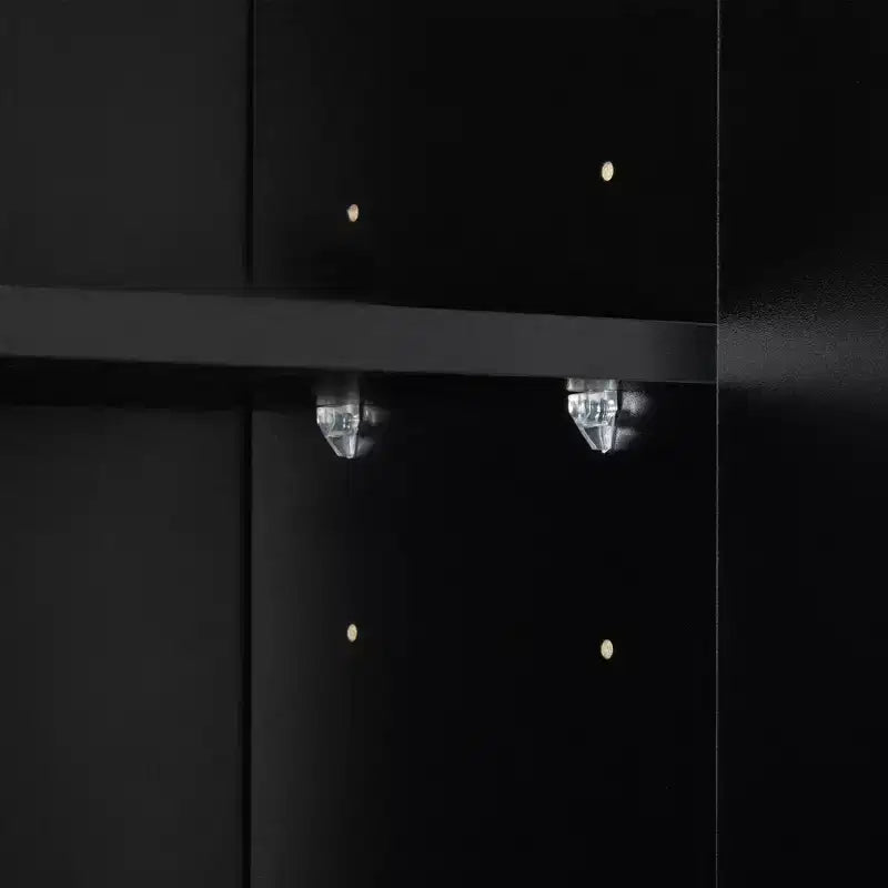 Buffet de cuisine  avec 6 portes, armoire de rangement multifonctionnelle avec 1 étagère ouverte et 1 tiroir