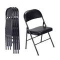 Karl Home | Plastic / Resin Padded Office Folding Chairs Folding Chair Set (Set of 4)
