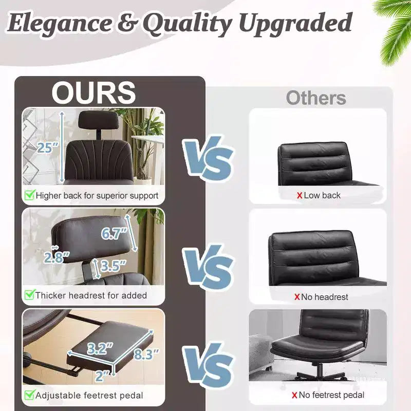 | Chaise de bureau blanche 24,41 pouces