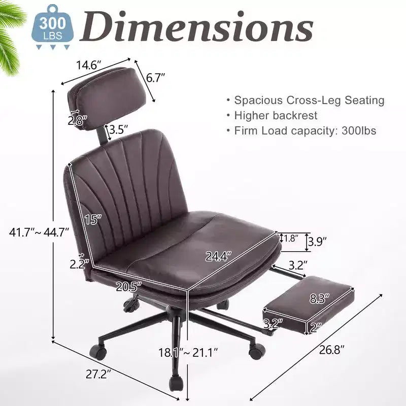| Chaise de bureau blanche 24,41 pouces
