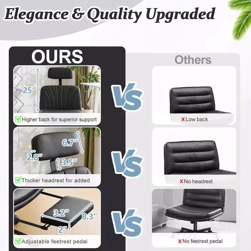 | Chaise de bureau blanche 24,41 pouces