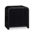 Meridian Furniture,Fluted Nightstand