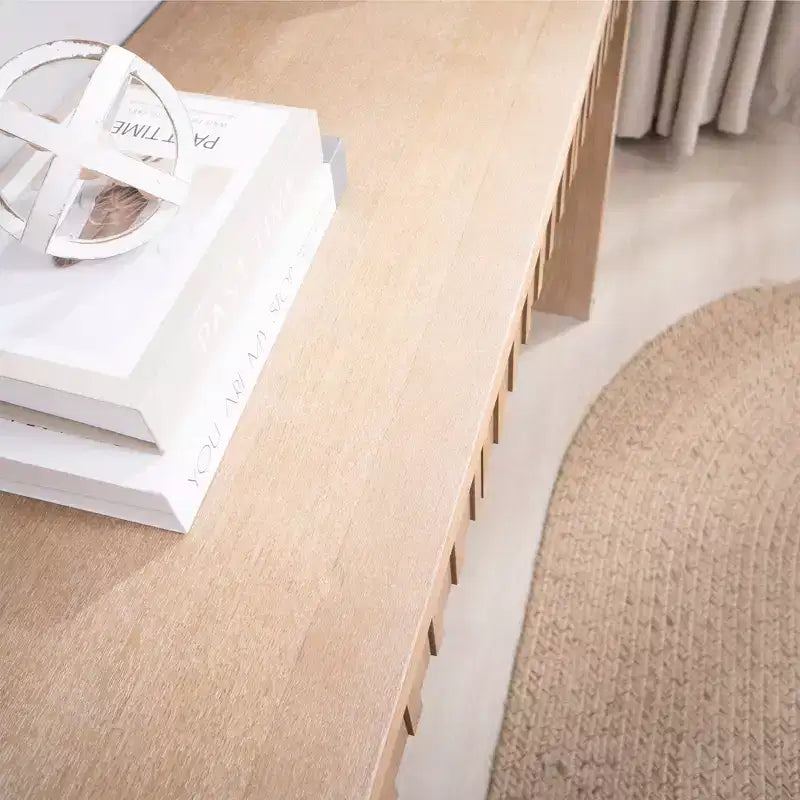 Console moderne en bois de 150 cm avec 4 tiroirs
