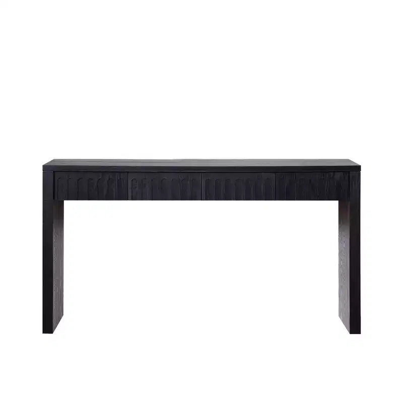 Console moderne en bois de 150 cm avec 4 tiroirs