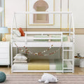 FAMYYT Twin Size Wood Bed?With Ladder, Easy Assembly